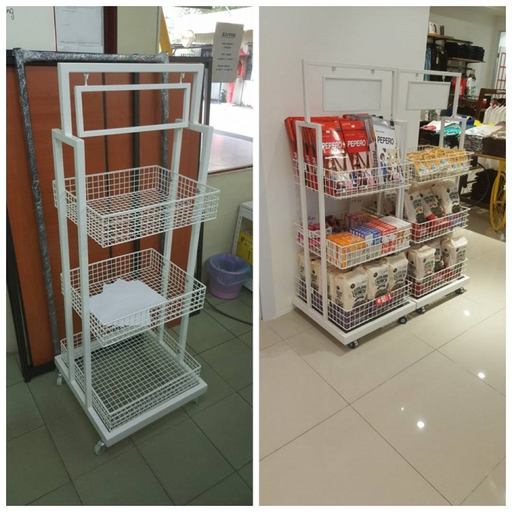OPPA 3 LAYER BASKET STAND